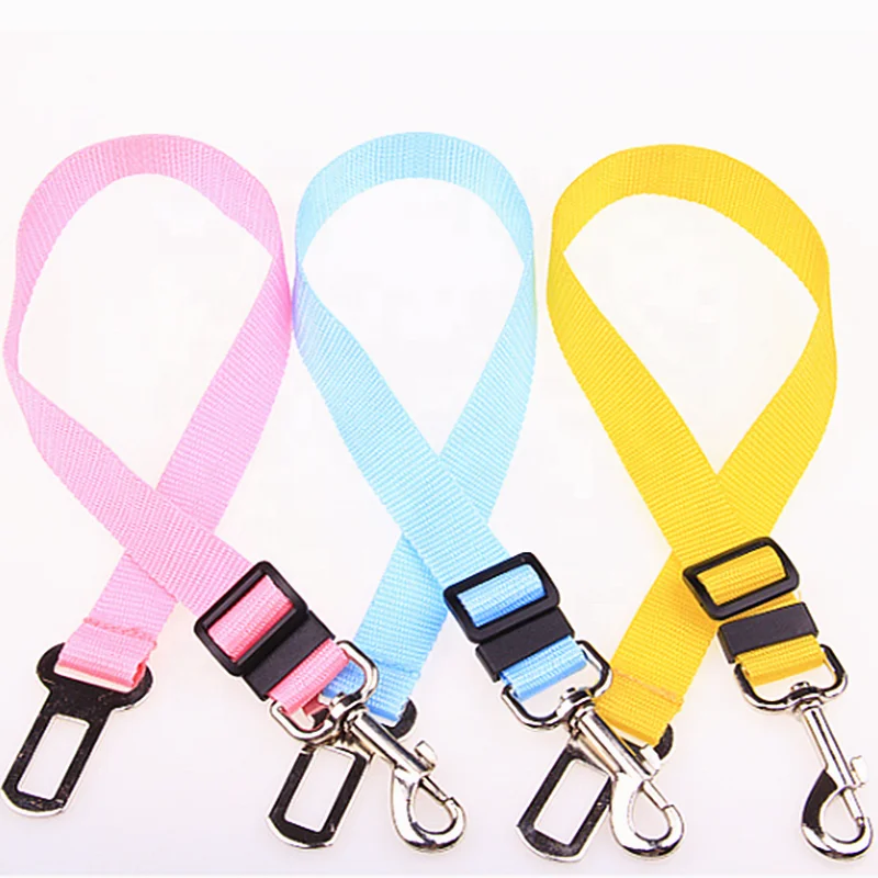
Adjustable pet dog cat nylon vehicle car seat belt 