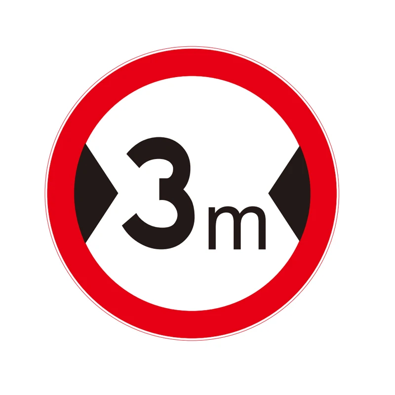 Aluminum Alloy Speed Limit Height & Weight Limits Road Signs Prohibition Warning Signs Made in China