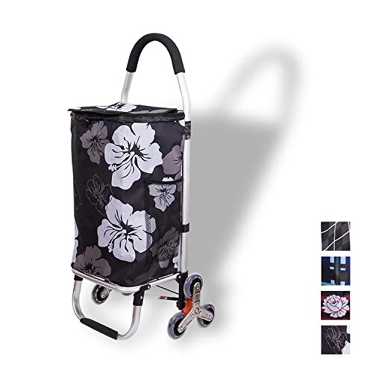Алюминиевая складная тележка для покупок на колесах, легкая тележка для продуктов, портативная Тележка для покупок