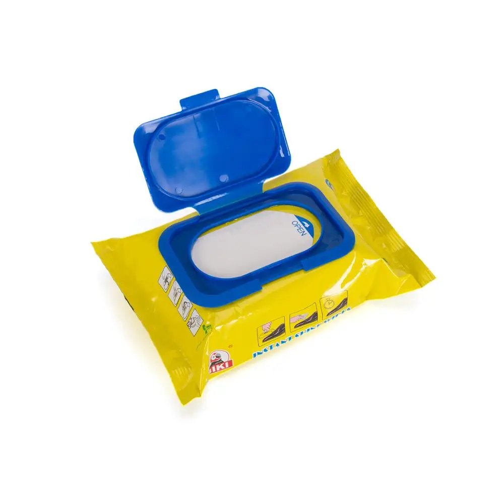 High Quality Factory Supply Wholesale Cheap Price Shoe Shine Wipes Tissu For Leather Instant Quick Shiny BIKI