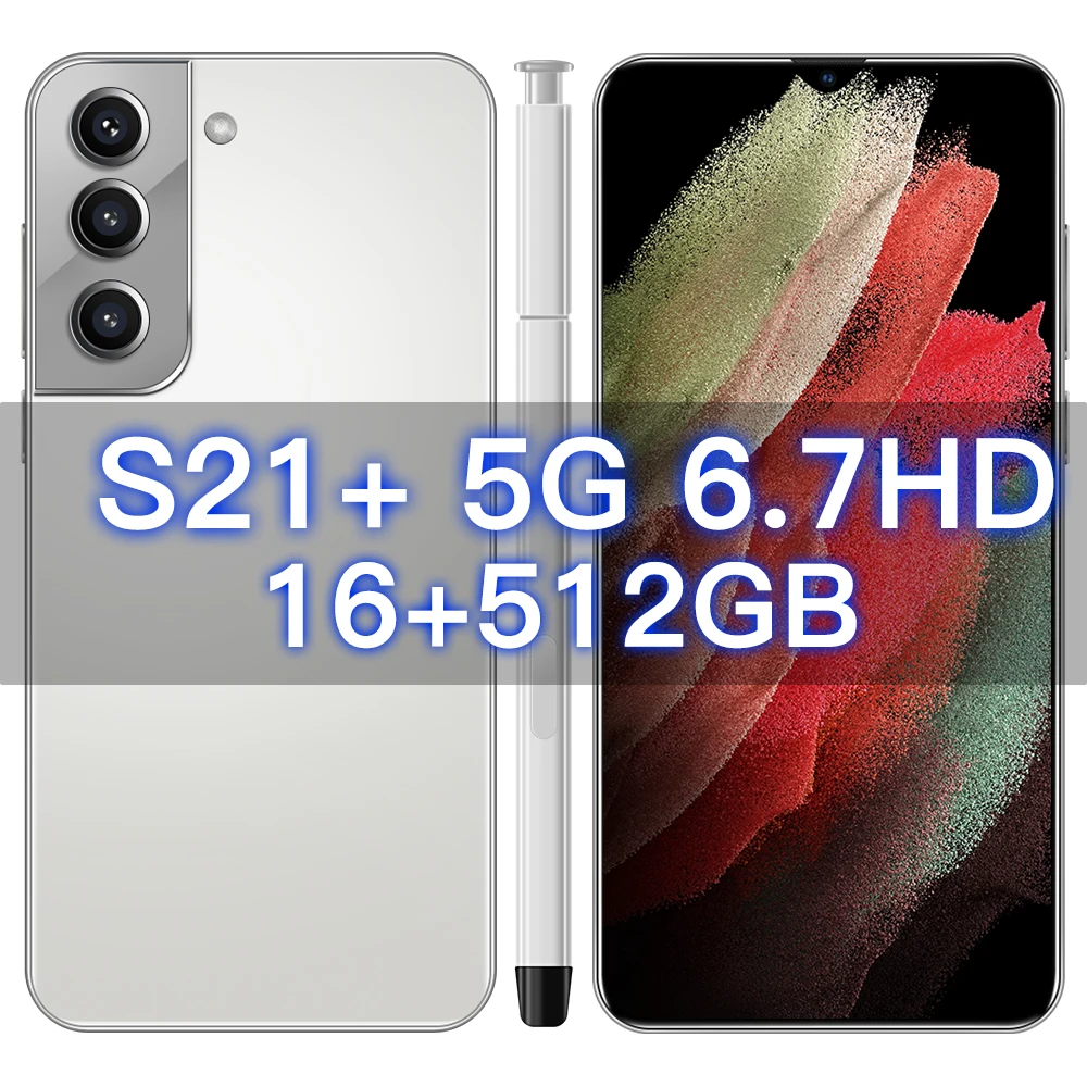  S21 + 5G смартфон оригинальные разблокированные мобильные телефоны 16 ГБ 512 сотовые