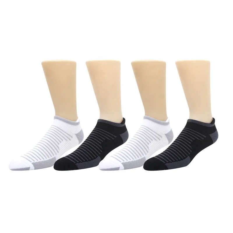 Running Ankle Socks Custom Logo Printed Wigh Logo Size 9-11 White Quarter Football Sport Mens Socks