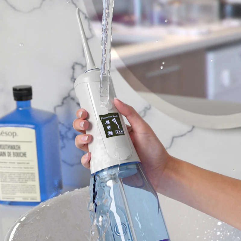 Электрический беспроводной ирригатор для чистки зубов, портативный ирригатор для полости рта Waterpik