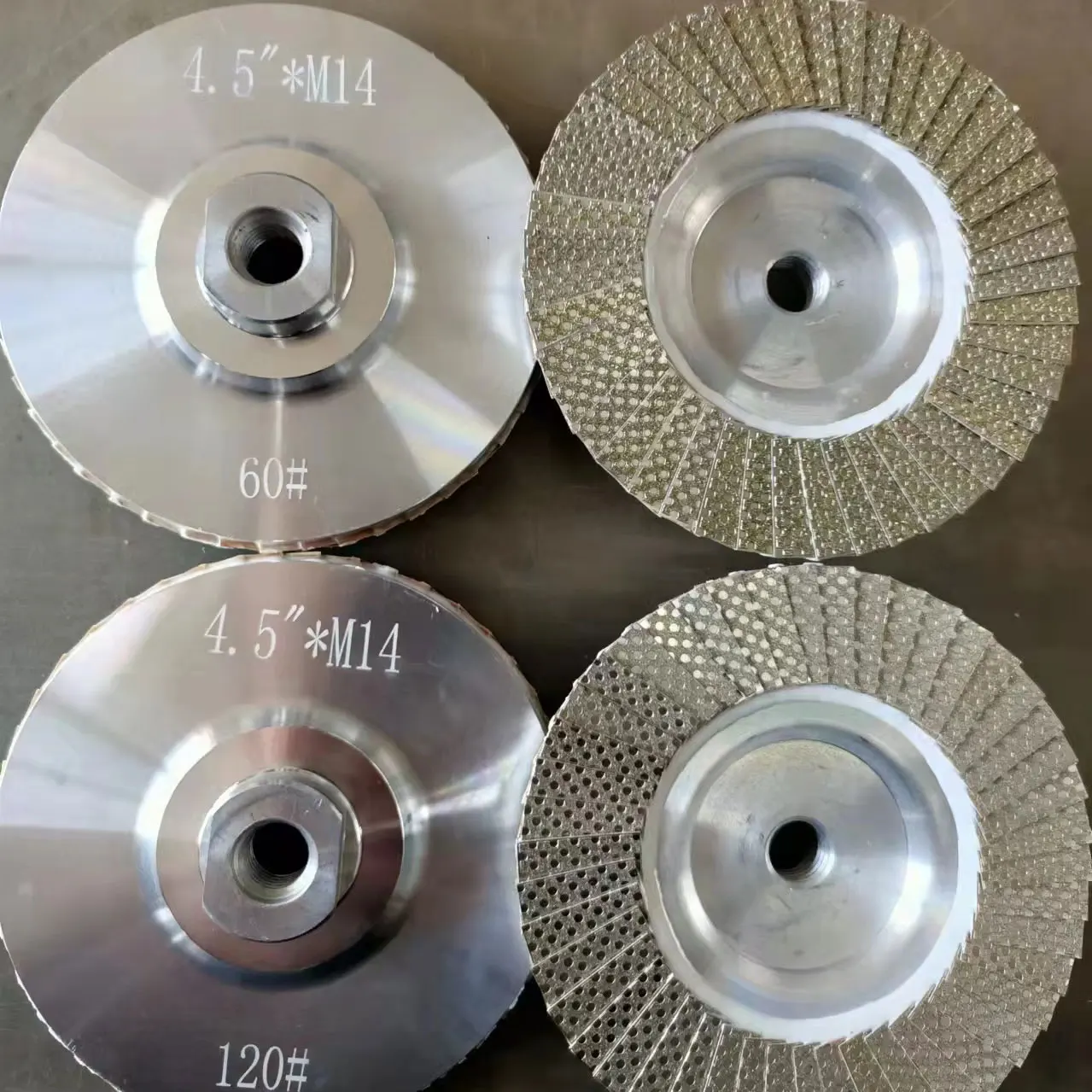 115mm M 14 Diamond electroplated flap Disc for stone ceramics Granite marble quartz concrete polishing