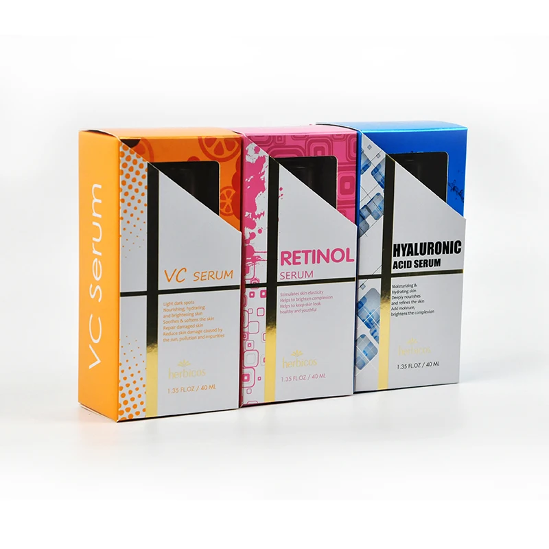 Private Label Cosmetics Skin Care Products Moisturizing Hyaluronic Acid Retinol Vitamin C Face Serum