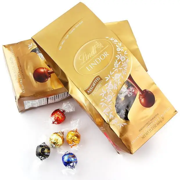 Wholesale Beautiful Gold and Silver Metallic Paper box For Chocolate Packaging