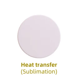 Free sample coasters custom sublimation or UV printing round shape white ceramic blank tile coasters ball design