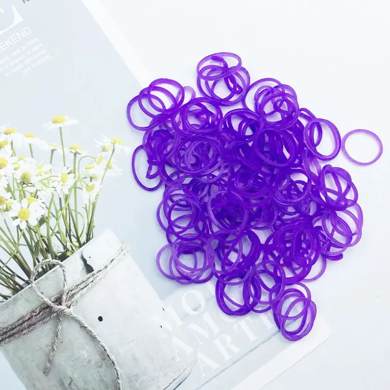 Personalized Wholesale TPR  Rubber Bands Color For Bracelets For Tying Small Items