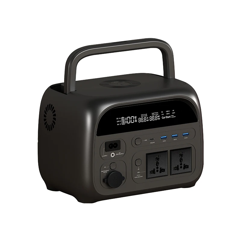 600W 592Wh Support Solar Panel Portable Battery Power Bank Station Portable Power Station Case Portable Power Station