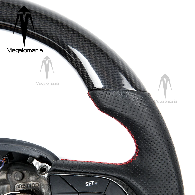 Fit For JEEP Wrangler JL Grand Cherokee SRT LED Carbon Fiber Steering Wheel