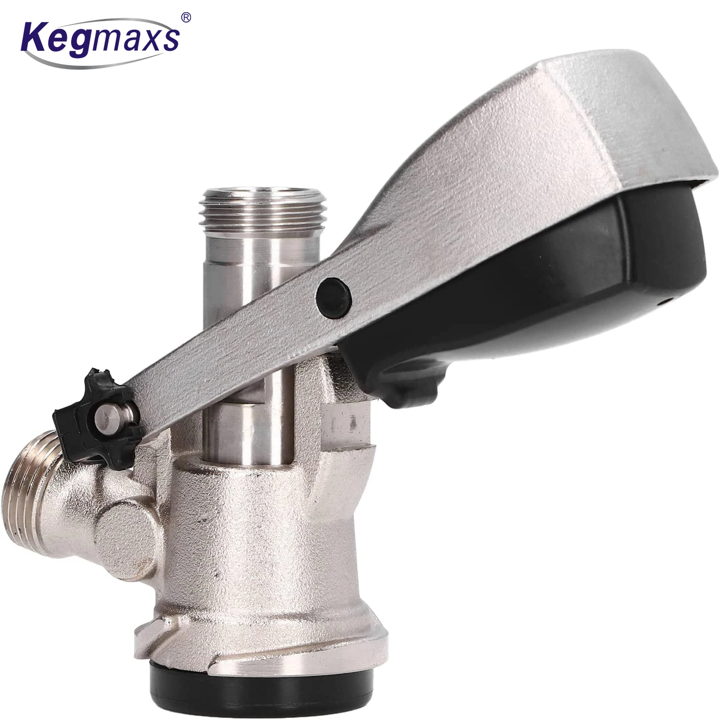 Kegmaxs New D Type Coupler with PRV for Homebrew Beer Dispenser Corny Keg Drip Tray Cleaning Keg Malt Mill Ball Lock Keg MiniKeg