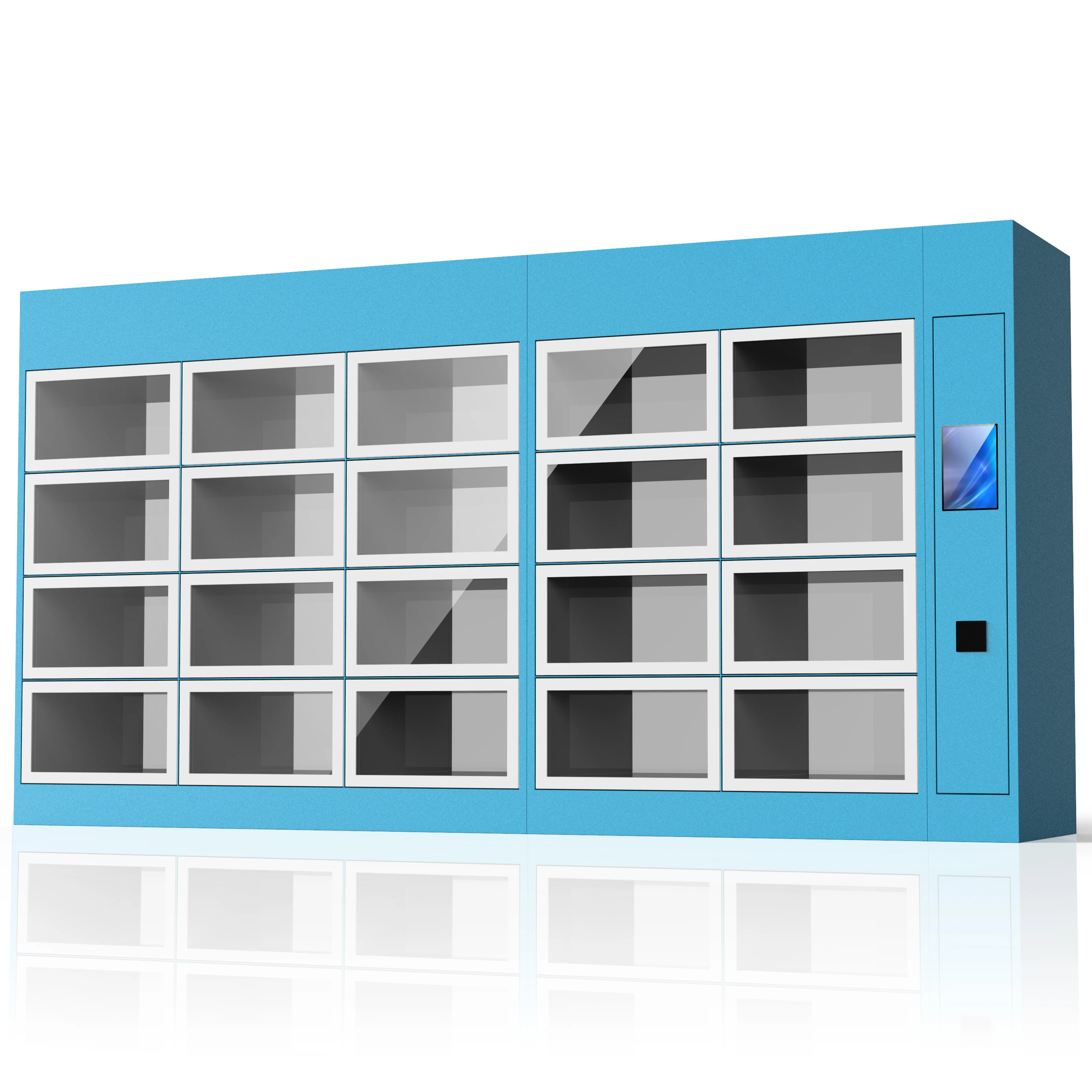 Transparent Double-doors Food Locker