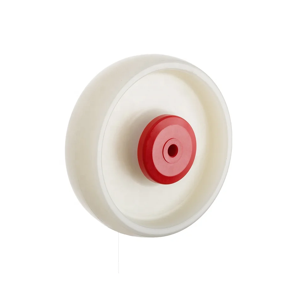 100mm nylon wheel castor 4inch rigid industrial caster wheel 4/5/6/8 inch  durable nylon wheel plastic heavy duty trolley caster