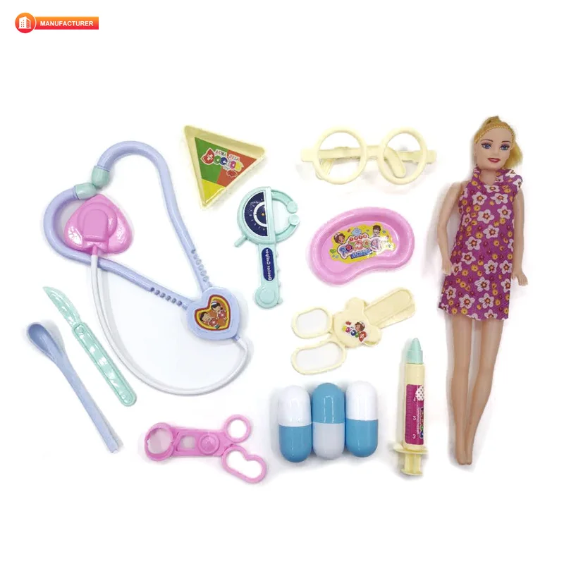 Excellent Quality Top Grade Indoor Pretend Play Doctor Game Kids Medical Set Toy