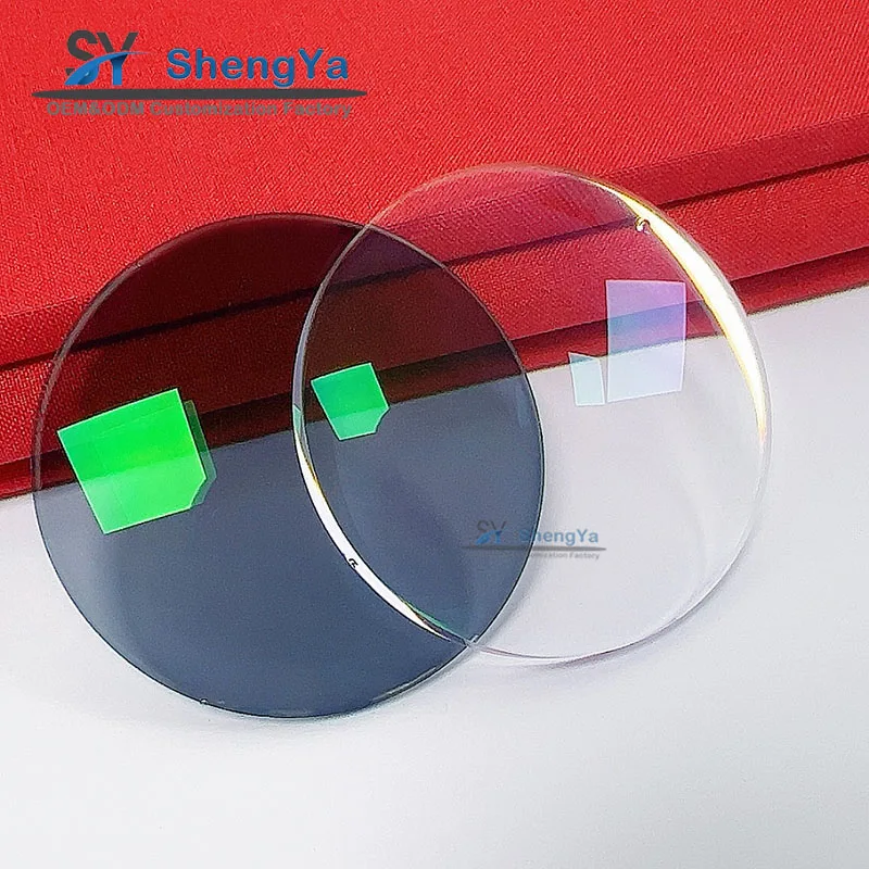 1.56 Hmc Progressive Photochromic Blue Cut UV420  Lentes Opticos Optic Lens Optical Prog Anit Blue Lenses