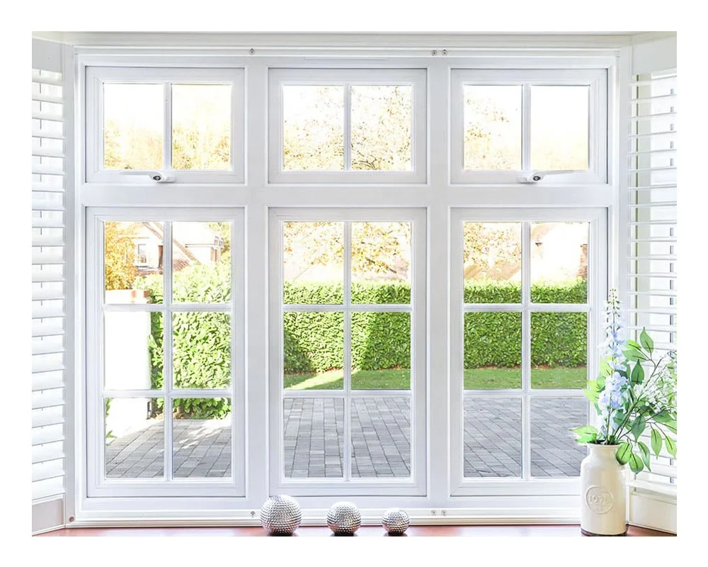High Quality Wooden Window Custom Size and Designs for Residential Use Smooth Operation and High Durability