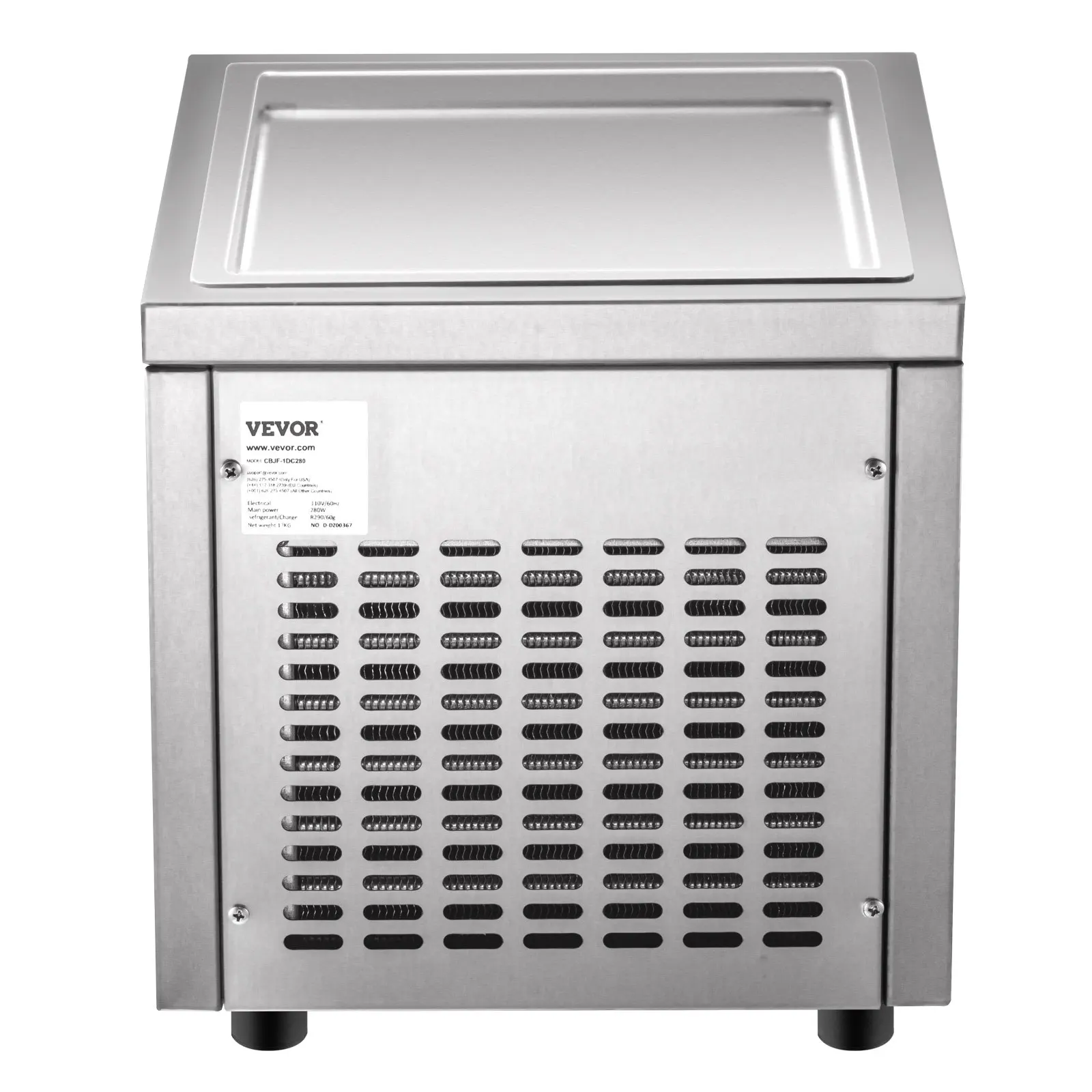 Highly-Efficient Ice Roll Making Fried Ice Cream Roll Machine 110V Fried Ice Cream Freezer