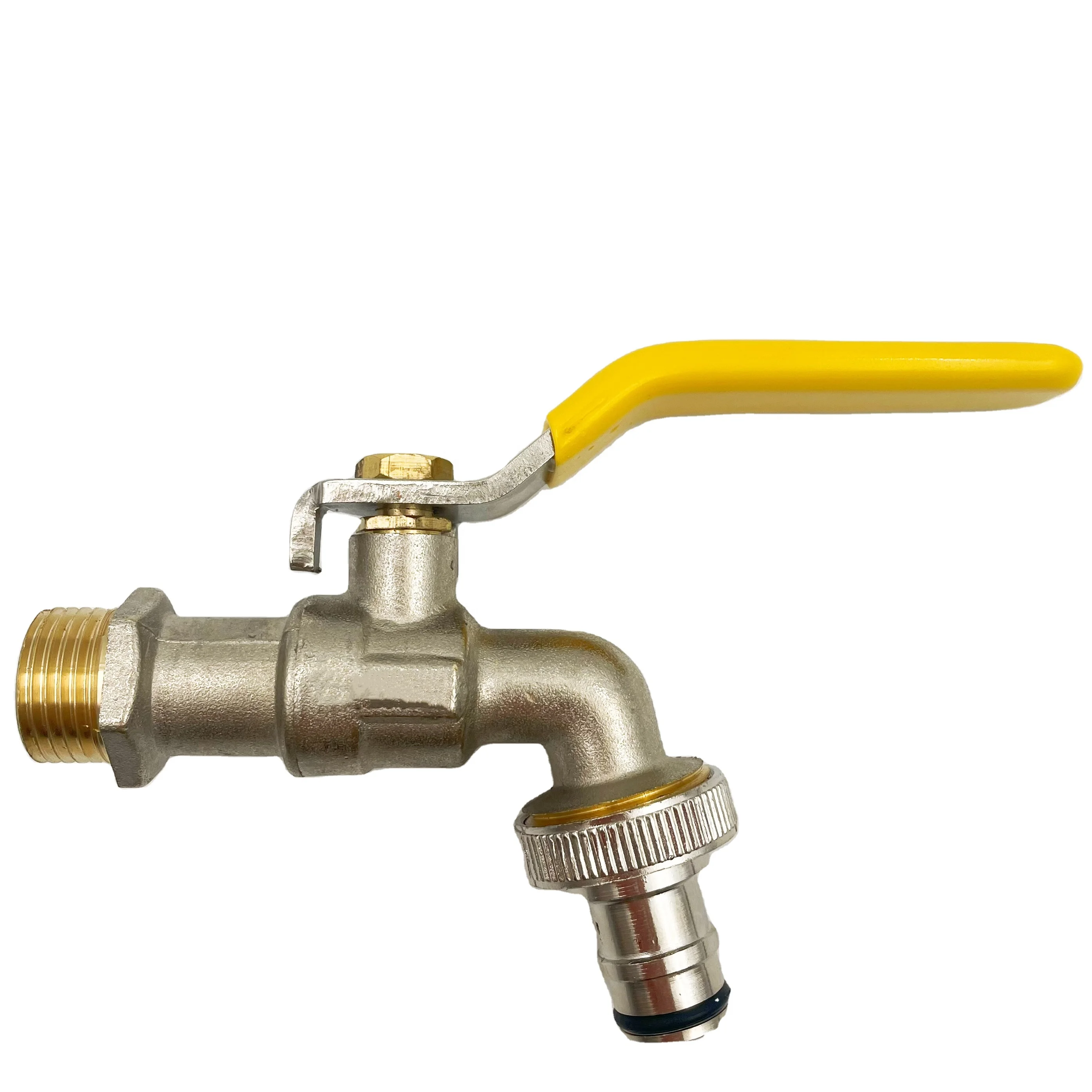 Brass Bib Cocks Tap 1/2 Pipe Fitting Hose Tap Wall Mounted Thicken Anti-freeze Water Bib Valve Tap for Garden Outside