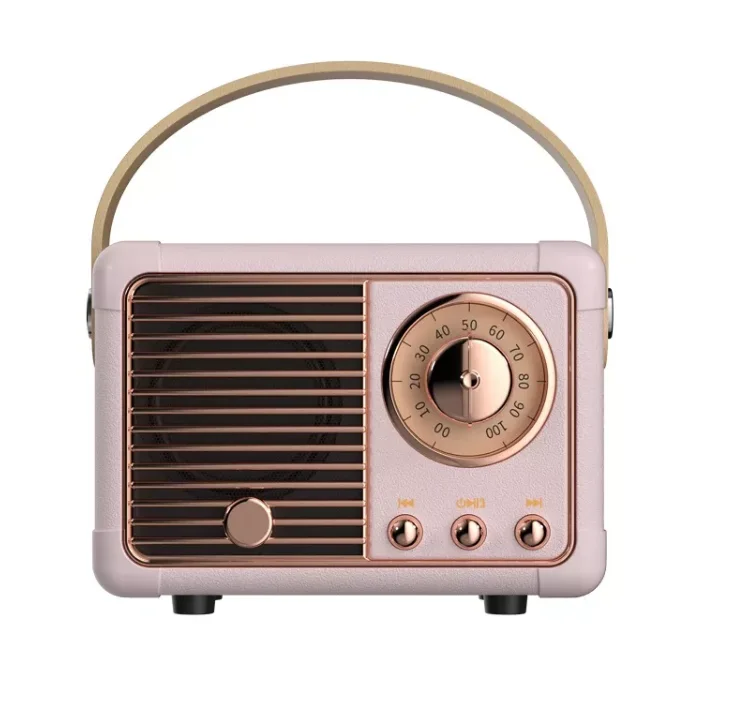 Good quality Wireless Retro Speaker mini portable speaker with 400mAh battery