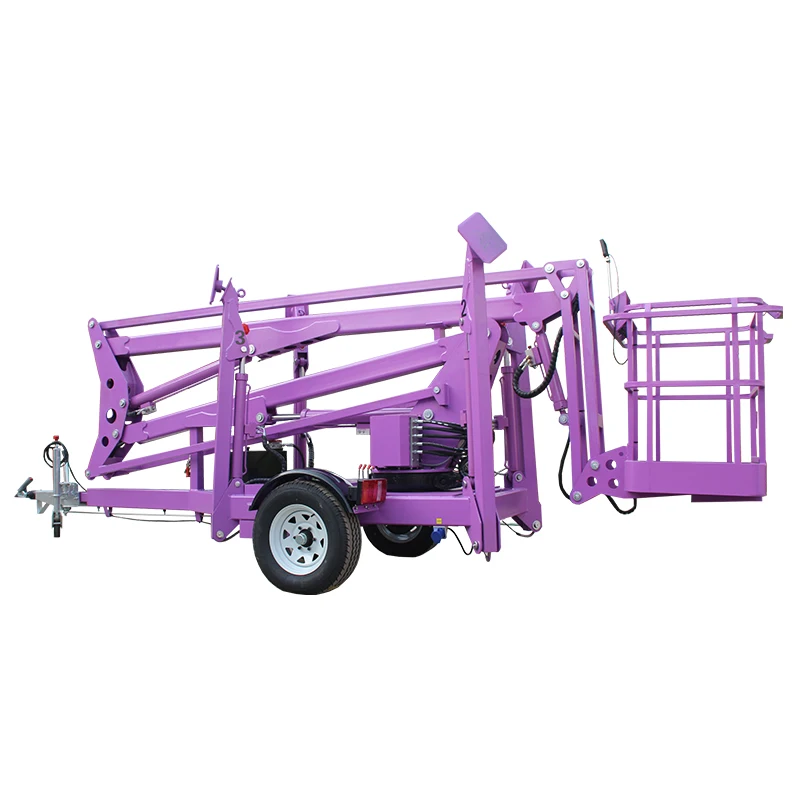 China 16m spider manlifter telescoping towable Self Propelled Articulated Spider Boom Lift Aerial Work Platform
