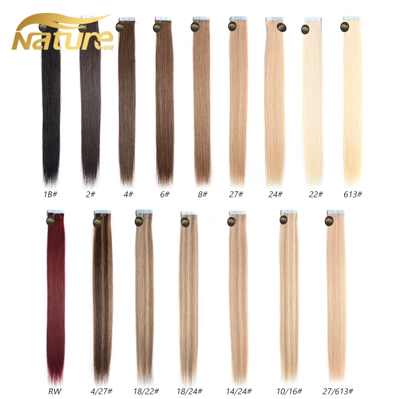  2021 тренд продажи бразильские прямые человеческие волосы лента в волосах двойной вытянутый Экстрим блонд