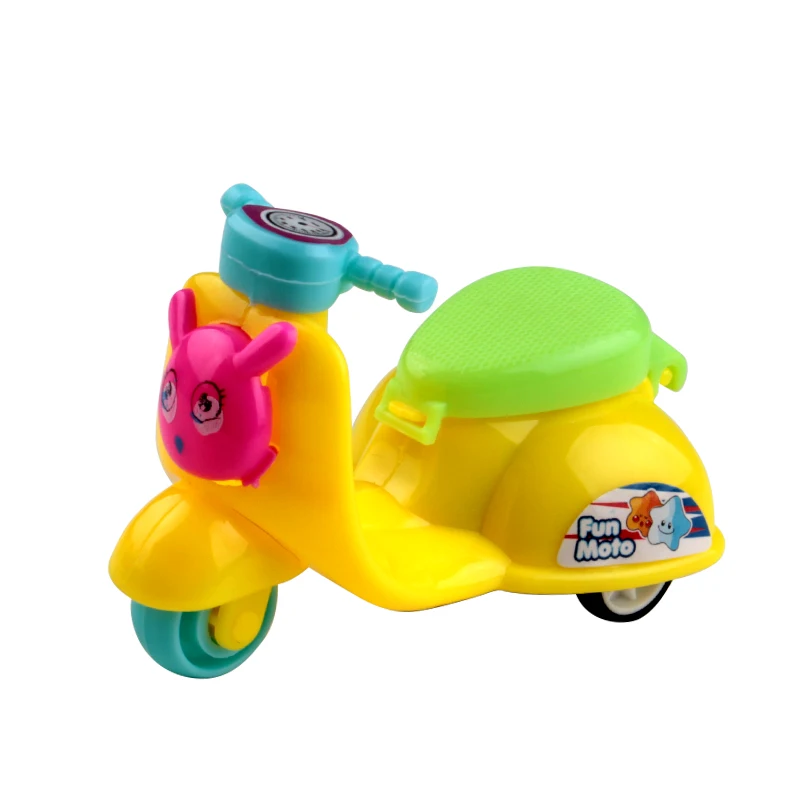 Import From China Manufacturer Very Funny Promotional Gift Cool Mini Plastic Cartoon Pull Back Toy Motorcycle For Sale Cheap