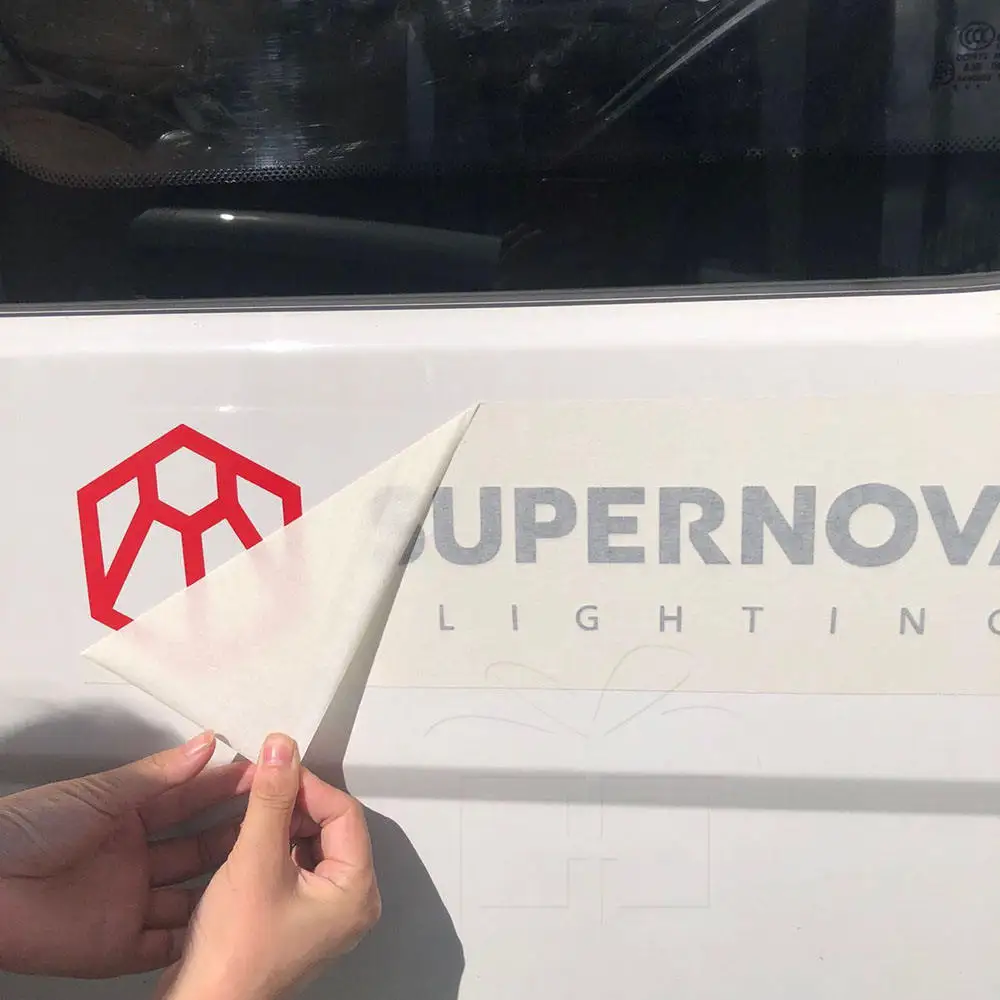 Custom New Design Weatherproof Die Cut Logo Window Sticker Lettering Decals Transfer Windshield Bumper Vinyl Car Stickers