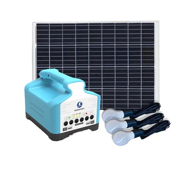 ZONERGY Off Grid Solar Power System Home Energy Portable Power Supply 60w