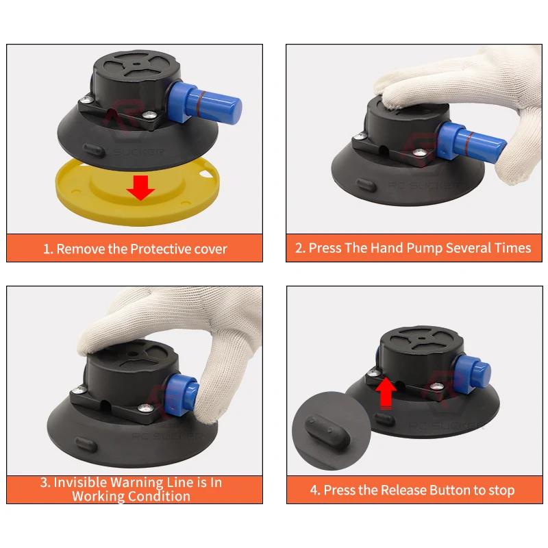 Bicycle Roof Rack Windshield Phone Holder Suction Cup With Screw And Nut