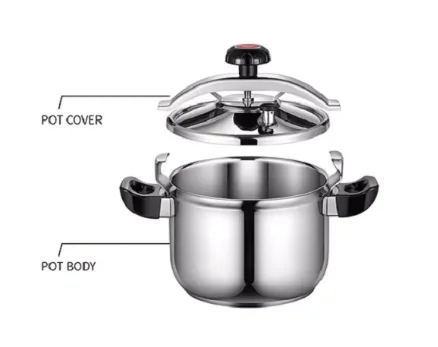Newest Design Olla De Presion Gas Pressure Pot Fabrica Directa Panela De Pressao Stainless Steel Commercial Pressure Cooker