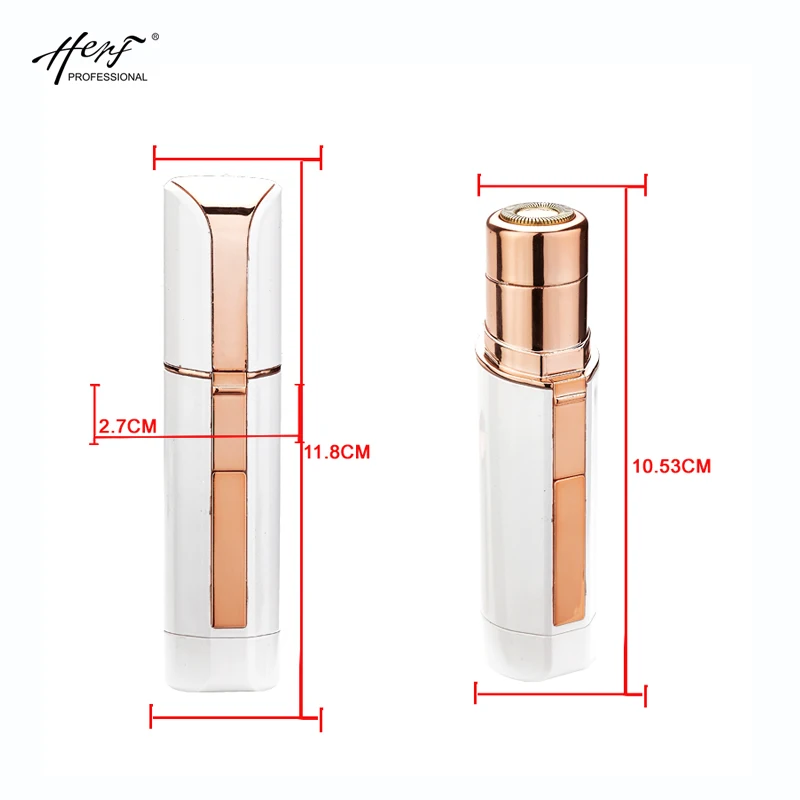 Hot selling women lipstick shaver facial portable mini lipstick hair remover lady shaver Epilator
