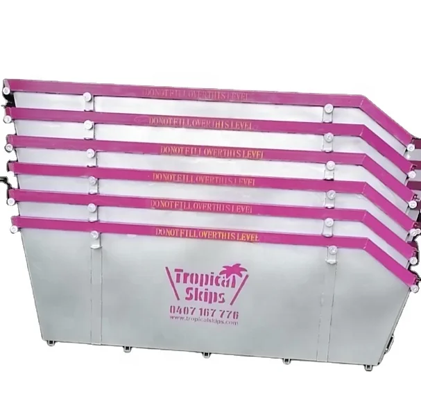 galvanized sheet garbage skip  bin