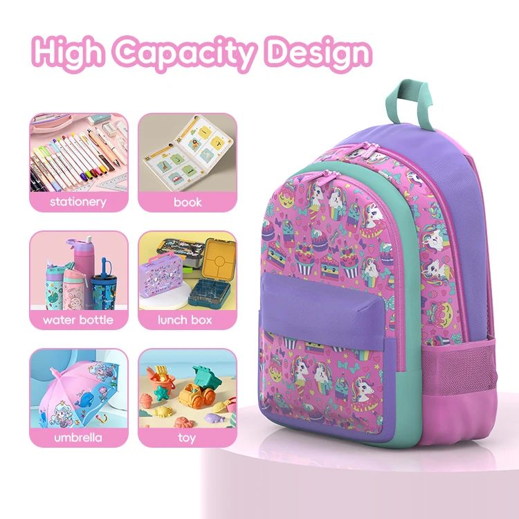 High Quality Stationery Kits Lunch Box Bag Backpack Back To School Supplies