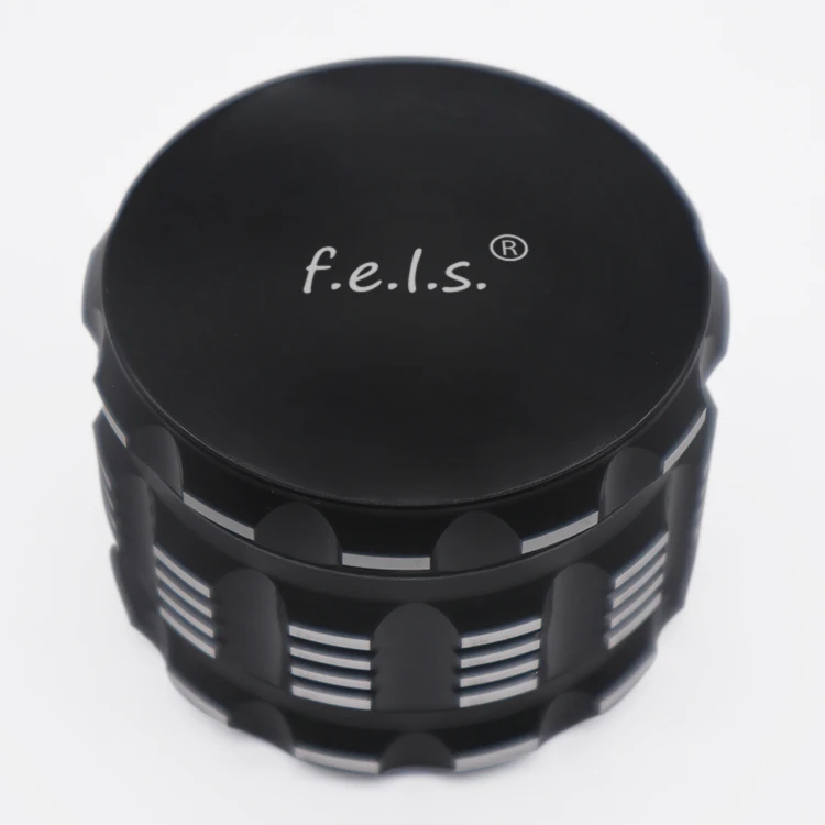 Измельчитель для трав 2,5 дюйма, 4 шт., черный алюминиевый измельчитель для специй, аксессуары для курения со скребком для пыльцы