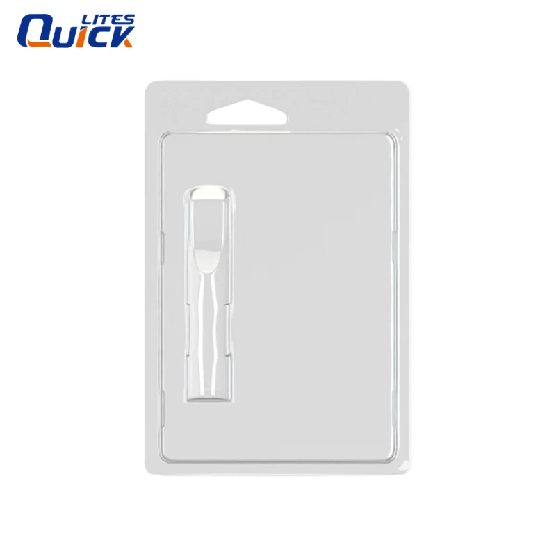 free samples 1ml clamshell blister packaging with custom  insert card packaging