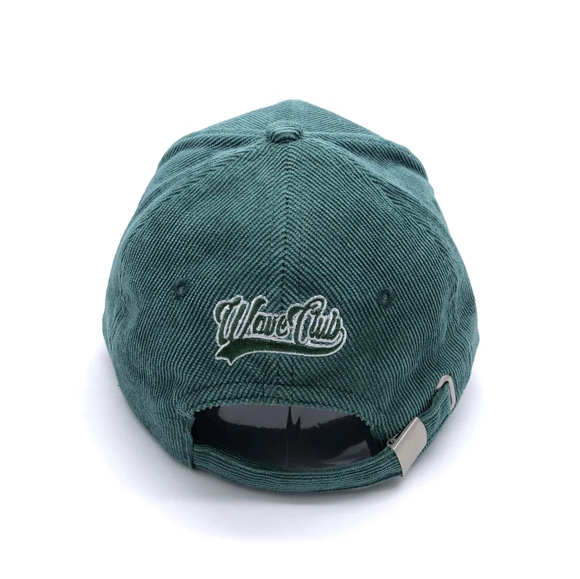 fashion 6 panel custom embroidery corduroy baseball cap