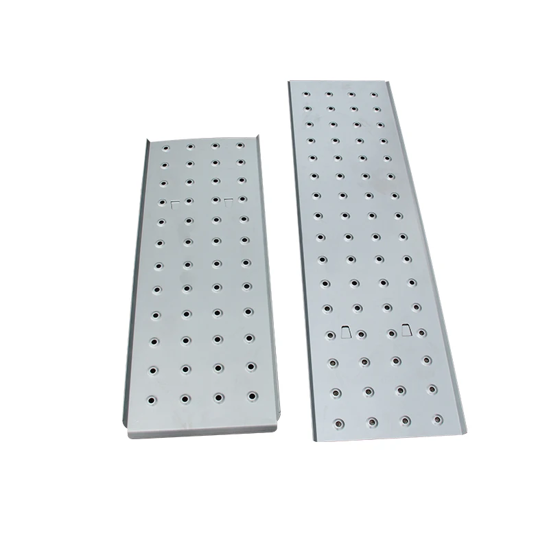 4X3 steps aluminum multipurpose ladder with steel plate and side platform