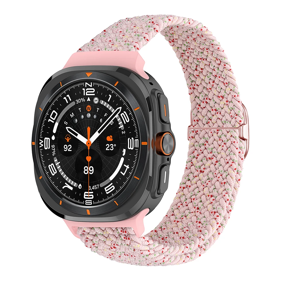 Smartwatch Braided Loop Wristband For Samsung watch ultra Nylon braided watch strap For samsung Watch7 Ultra 47mm nylon Bracelet