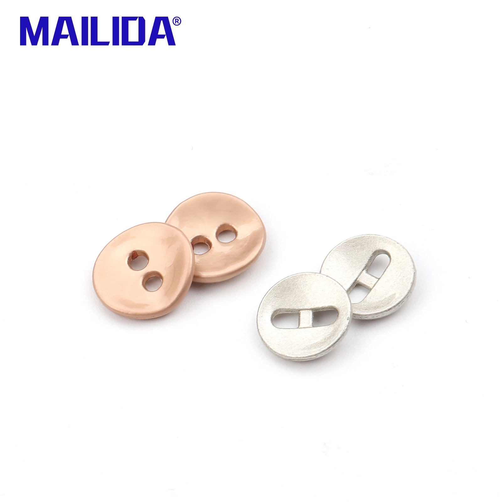 
Рубашка с коротким рукавом и металлическими пуговицами для мужчин и женщин-Mailida 