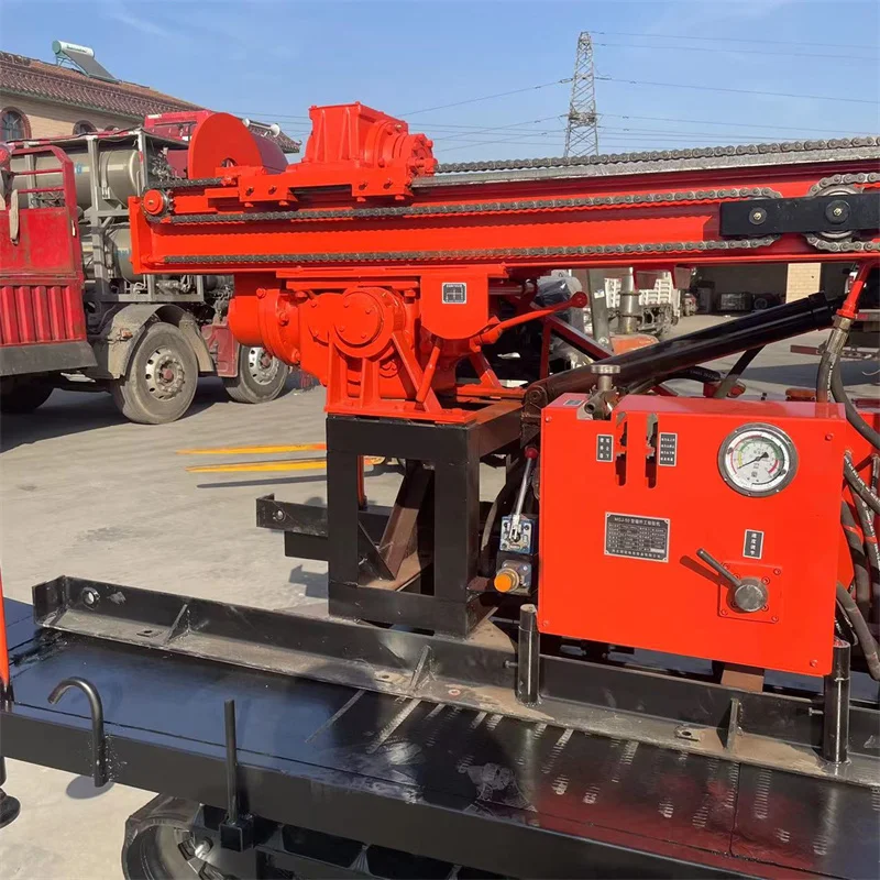 Hot sale Crawler type small drilling rig MGJ-50 Pneumatic hydraulic anchoring drilling rig