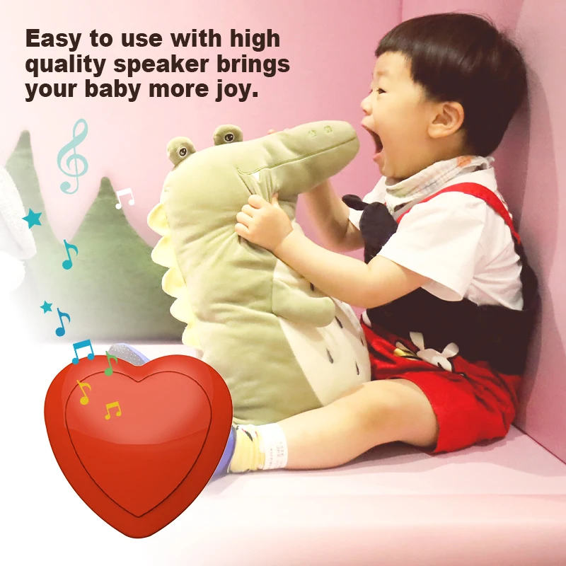 High quality Real-time Recording Round Voice Recorder Recording Voice Box Plush Toy Sound Module chip For Plush Toy And Dolls