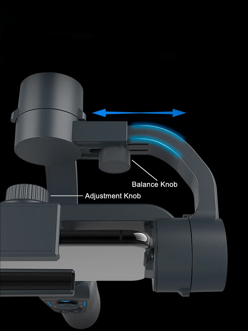 2021 Factory Price OEM steadicam 3-Axis tripod handheld Smartphone 3 axis Gimbal Stabilizer