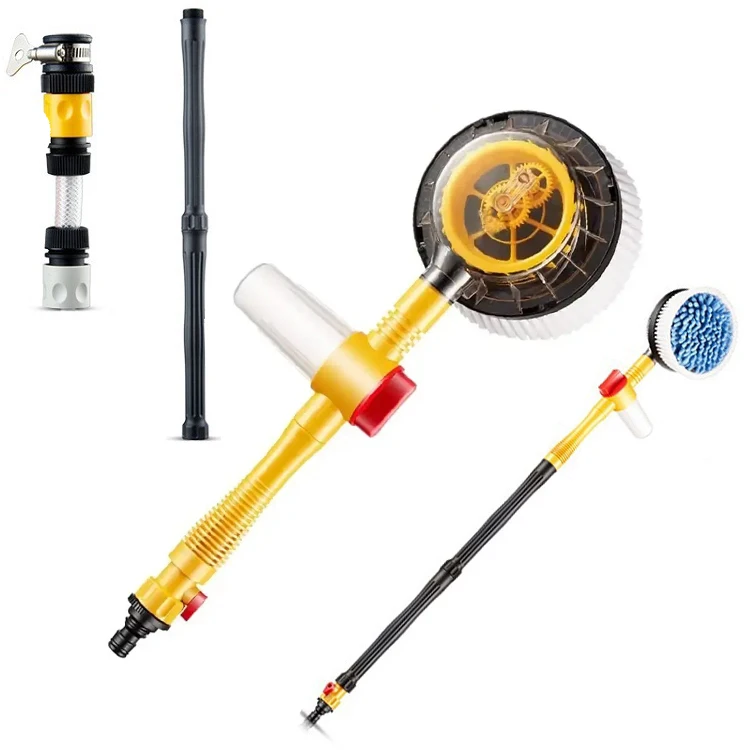 Top Selling Automatic Rotation Universal Car Water Cleaning Wash Brush Mop Machine with Portable Handle