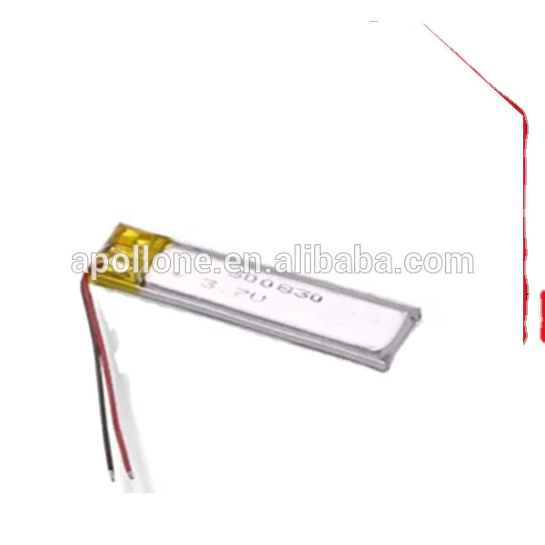 Литий-полимерный аккумулятор 300830 3 7 в 55 мАч