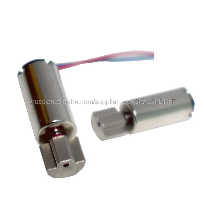 Чунцин Металлический Трубчатый Coreless 0612 Вибрационный двигатель постоянного тока