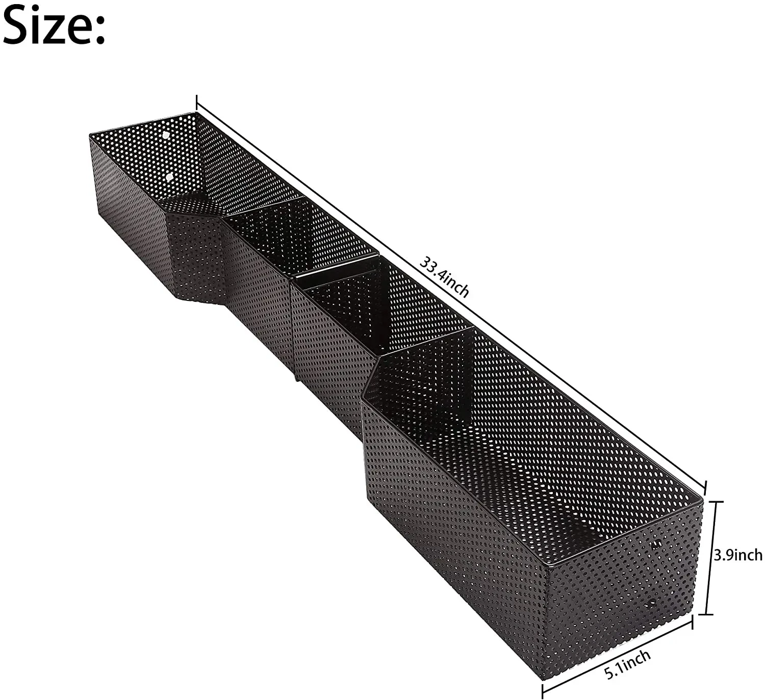 Front Basket Dash Storage Tray Organizer Rack for Club car DS