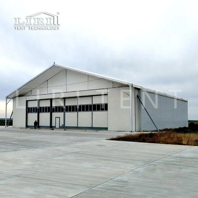 Large Waterproof Temporary Big PVC Helicopter Aircraft Hangar Tents
