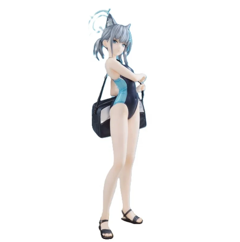 Wholesale high quality hentai action figures 3d Clothes can be taken off suitcase stewardess sexy girl anime figures
