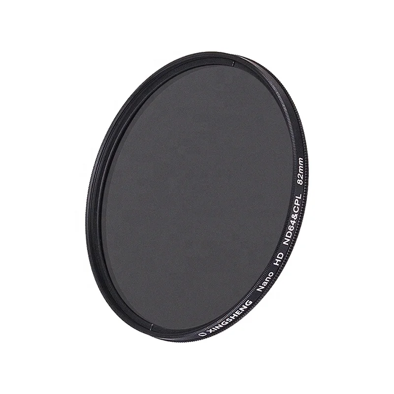 Camera 82mm Variable 2 in 1 ND64&CPL filter Polarizer and Neutral Density filter for lens