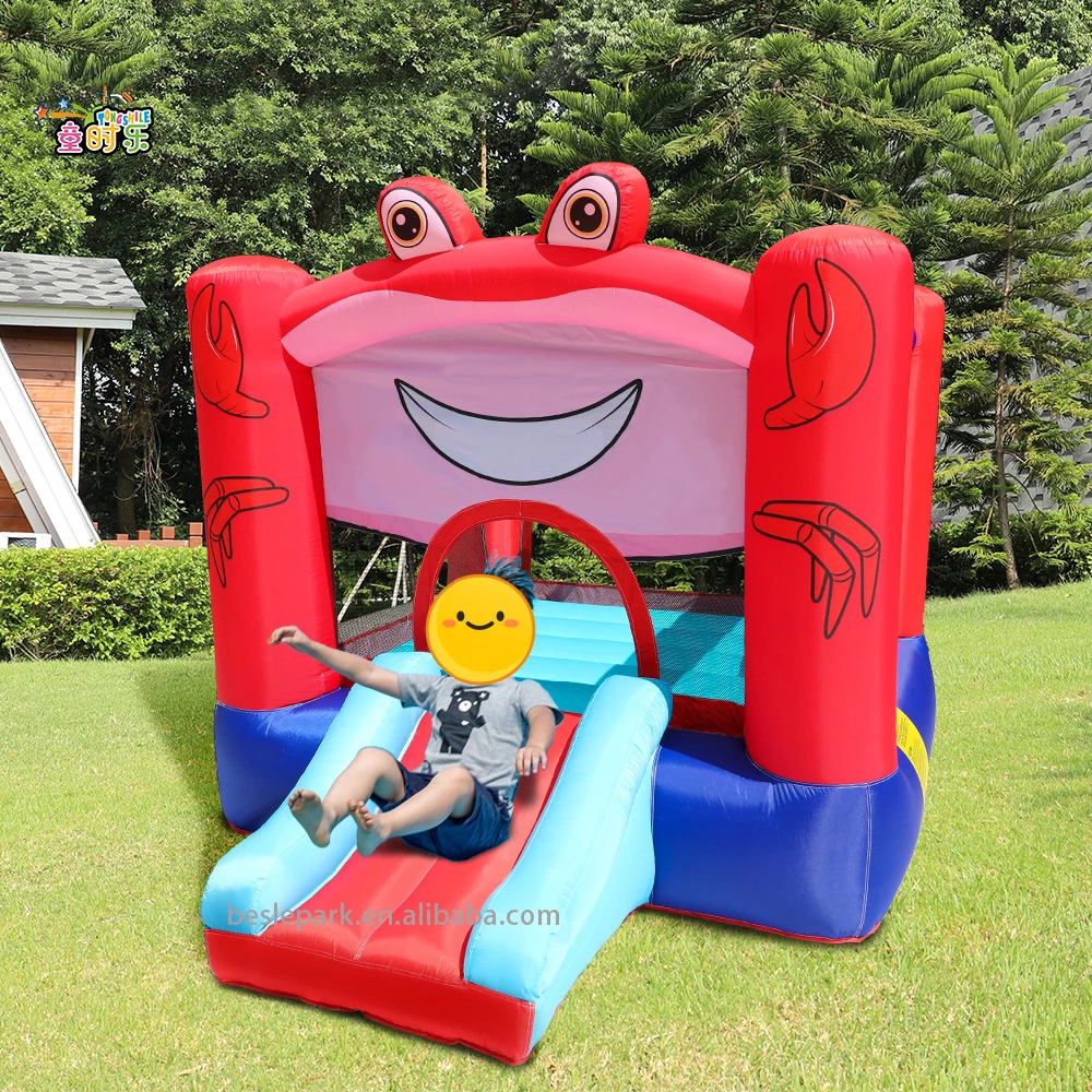 Kids Fun-land Portable Tiny Crab Household Commercial Rental Inflatable Bounce House Castle